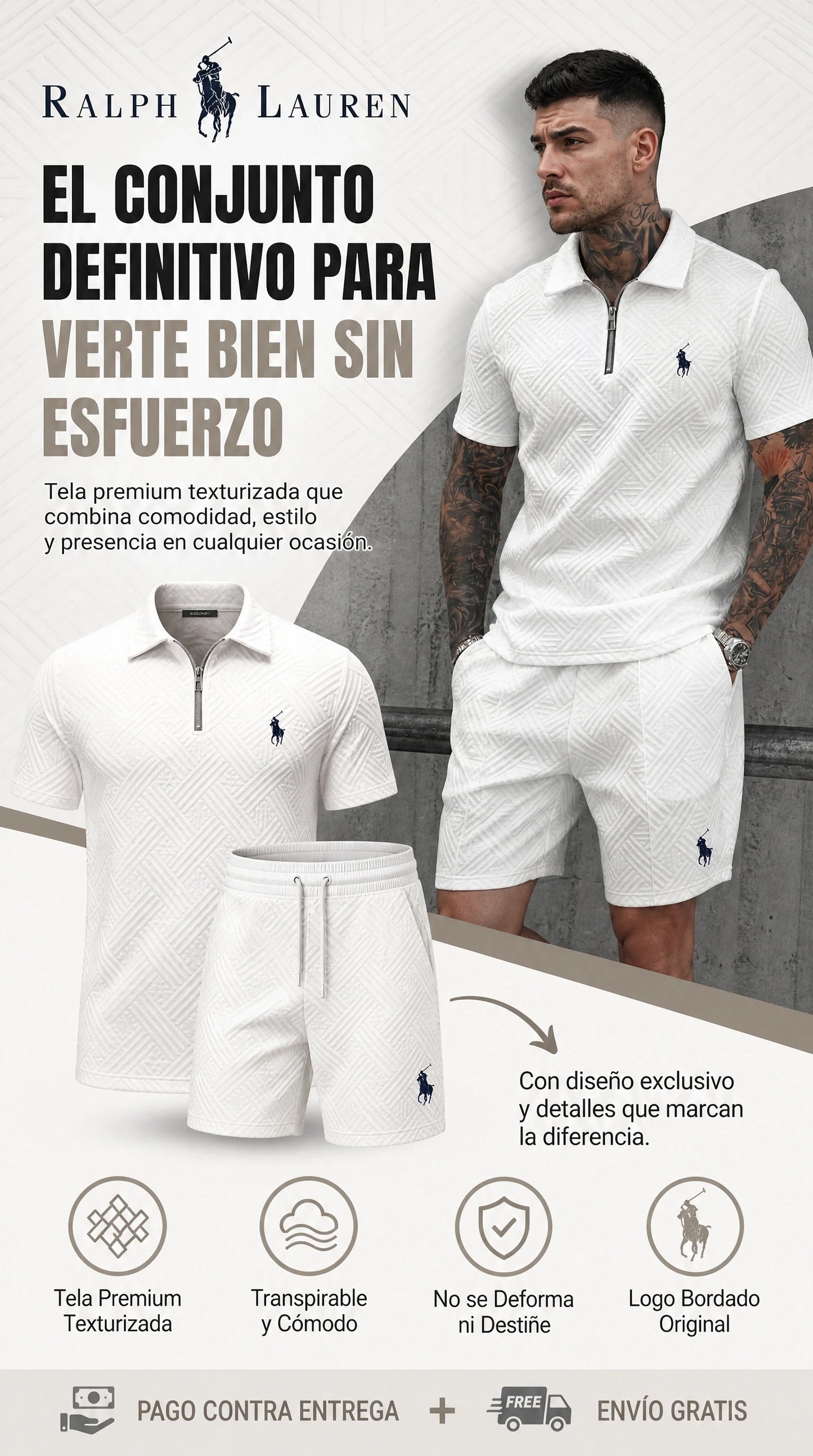 Conjunto Polo Ralph Lauren - Paga por la calidad y no por la marca