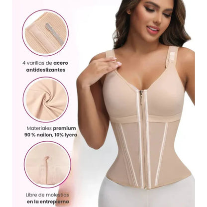 Chaleco Moldeador con Brasier Integrado – Gratis Gel Reductor + Obsequio 🎁