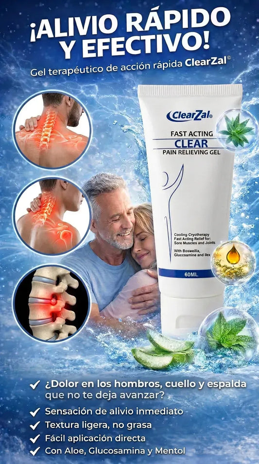 ClearZal™ - Alivio Rápido y Efectivo para Dolores Musculares y Articulares
